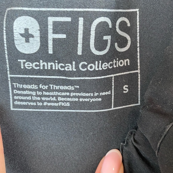 FIGS Men's Black Pisco Basic Scrub Pants Size S #FM4500 - Picture 8 of 10